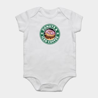 Donuts and Iced Coffee Baby Bodysuit